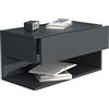 VCM Comodino con cassetto a Muro in Legno mensola a Muro cassetto Console Comodino Usal XL 60 cm Comodino con cassetto a Muro in Legno mensola a Muro cassetto Console Comodino Usal XL 60 cm Antracite