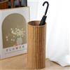 NEVKA Porta ombrelli Cestino per ombrelli in rattan impermeabile, Contenitore per ombrelli in stile rustico da giardino per villeggiatura, corridoio da giardino, Portaombrelli durevole per ombrelli, fiori,