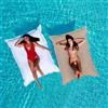 Avalon - Cuscino Galleggiante per Piscina Pouf Poltrona Sacco Way Medio, Pouffe Amaca, Pouf a Sacco in Tessuto Tecnico Antistrappo e Impermeabile, Arredo Moderno, Made in Italy(100x140cm-Corda)