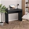 LXYZWRW Scrivania per ufficio nera 90 x 40 x 72 cm Scrivanie in legno ingegnerizzato