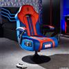X Rocker X-Rocker Sedia da gioco ufficiale Marvel Spider-Man, piedistallo audio pieghevole con altoparlanti wireless Bluetooth 2.1, vibrazione reattiva al suono, sedile da gioco per bambini e ragazzi -