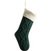 DONGKER Calze di Natale, Calzini di Natalizie a Doppia Faccia con Passante da Appendere, Calza Decorazioni per Regalo di Natale, Feste Famiglia, Camino
