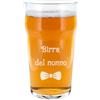 Ocadeau Bicchiere da birra Nonic personalizzato - Testo inciso su questo grande bicchiere da birra trasparente - Bicchiere da pinta personalizzabile