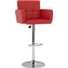 Solivagant Sgabelli da Bar 2 pz Rossi in Similpelle,Rosso,22.7kg