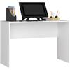 AKORD | Scrivania Minimalista per Ufficio e Computer | 120 x 77 x 50 cm | Peso 29 kg | Bianca
