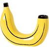 Yuattory Vaso di banana semplice, composizione floreale, decorazione per soggiorno, sala da pranzo, ornamenti, vaso di manufatti in resina con