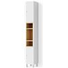 Vicco Mobile bagno alto Aquis, Bianco, 30 x 190 cm, per la conservazione in bagno e combinabile con Aquis