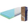 DORMISSIMO Materasso in schiuma 100x210 BERLIN Spessore 20 cm | 2 durezze in 1 | Livello di durezza H2 y H3 | Articolato