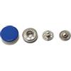 Bantopgong 20 Set 12/15/17mm Fibbia a Bottone Automatico retrò per Abbigliamento Bottoni a Pressione Accessori Fai da Te Abbigliamento da Cucito, Blu Reale, 17mm