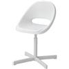 Ikea LOBERGET/SIBBEN - Sedia da scrivania per bambini, colore: bianco