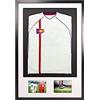 Vivarti fai da solo Adulto 3D montato - Doppia apertura Sport Camicia Display Telaio 61 x 91.5cm - Telaio nero, Monte bianco, Nero Backing Card
