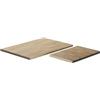 Vicco Top cucina R-Line, Rovere dorato, 114 cm (adatto all'unità angolare 87x87), adatto per il montaggio su mobili base e piani di lavoro