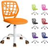 Beltom® Sedia ergonomica da scrivania cameretta Computer casa Studio Ufficio Studenti Adolescenti, Ideale per Bambini. Regolabile in Altezza e Girevole a 360° - Arancione