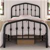 Yaheetech Struttura Letto Singolo in Metallo per Materasso 90 x 190 cm