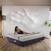 Comfy Line Materasso memory Francese 140X190 Cm, Americano multistrato a zone H35 cm, Materasso ortopedico per pesi EXTRA, anallergico prodotto in Italia - MOD. EQUILIBRIUM H35