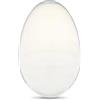 ROLLL Uovo di Pasqua gigante trasparente in plastica da 30 cm, grande contenitore decorativo da riempire per decorazioni stagionali, feste e decorazioni natalizie.