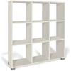 Da Valeria Modulo Libreria con 9 vani (L.90 x P.24 x H.99,5) cm, colore bianco nordico