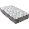LUXIABED Materasso 90x200 Viscoelastico Plus Adattabile Reversibile Inverno Estivo Singolo Antiacaro e Traspirante. Nucleo Flexycell. Comfort Rigidità Media Grigio. Elixir Altezza 26 cm