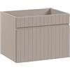 Muebles Slavic Mobile bagno sospeso sotto lavabo cassetto affreschi cashmere 60 cm - mobile bagno