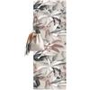 Lupia - Appendiabiti da Parete Tema Foglie Leaves Mix, Design Unico, 5 Ganci Versatili, Facile Montaggio, Adatto per Casa e Ufficio, Realizzato in Italia, 46x125 cm, Attaccapanni Moderno in Legno