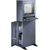 EUROKRAFT basic | Armadio per computer | versione standard | grigio-azzurro