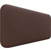 DHOME Testata Imbottita Liscia Arrotondata in Similpelle per Parete Acustica Testate Fonoassorbenti Testiera Letto Camera da Letto (Cioccolato, 110cm)
