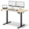 SENSE7 Scrivania Elettrica Regolabile in Altezza NOJO, Standing Desk 120x60, Tavolo PC con Memoria, Scrivania con Vassoio per Cavi, Tavolo da Gaming con Gancio, Regolazione Silenziosa, Black-Pine