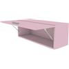 MOBILFINO CAMERETTE Libreria pensile Moderna con Anta a ribalta, L 90 cm - Montaggio rapido - Cipria