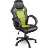 TRESKO® Sedia da ufficio Poltrona ufficio Versione Racing 14 diferente colores, braccioli imbottiti, inclinazione, sollevare SGS testato