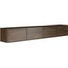 Selsey Mobile Porta TV Sospeso Noce Wisconsin Stile Minimalista e Funzionale 200 cm / 2 Moduli da 100 cm Quattro Ante a Ribalta Pannelli di Truciolato Laminato 16 mm Sistema Push-to-Open Elegante