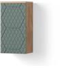 Livinity Mobile bagno Ronco, Quercia verde/oro, 30 x 59 cm