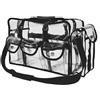 Pastoralist Sacca a vaccasina trasparente, borse organizzatore per trucco trasparente in PVC Makeup Artist Bag Nails Cosmetic Nails Borse di bellezza Transparent Tool Organizzatore Borsa da lavoro Borsa per pann