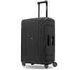 REDOLZ Essentials 15 articolo, nero, Koffer M (65 cm), Trolley rigido con ruote girevoli