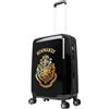 Harry Potter Valigia Bambino Hogwarts Trolley Bambina Rigido 4 Ruote Valigia da Viaggio Regalo per Bambini e Ragazzi (M (L67cm x W42cm - 60L), Nero)