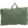 HEMOTON Borsa Grande per Bagagli in Tessuto di Cotone Zip Liscia, Capacità Ampia per Viaggio e Trasporto Abbigliamento o Coperte Colore Casuale