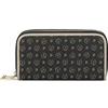 Pollini PORTAFOGLIO DONNA POLLINI D NERO AVORIO TE9002PP02Q1100C heritage lana portafoglio zip around NERO AVORIO nd scelta=P