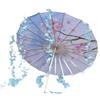 predolo Ombrello cinese giapponese in carta oleata, parasole orientale in carta oleata per la fotografia, Rosa E Blu