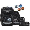 ergobag cubo set zaino scolastico ergonomico classico 5 pezzi prima elementare