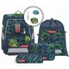 Step by Step zaino della scuola Space Schulranzen-Set 5 -pezzi Wild T-Rex Taro grigio scuro