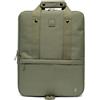 Lefrik - Zaino Smart Daily - Bilanciamento tra Funzionalità e Moda - Tessuto riciclato al 100% - Eco Friendly, Olive Stripes, M