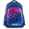 Colourbook Zaino Scuola 26 Litri Abstract Light, Zainetto Multitasche Con Schienale Ergonomico E Spallacci Imbottiti, Fondo Rinforzato, Dettagli Catarifrangenti, Per Scuola Tempo Libero