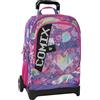 COMIX Ultra Bright - Zaino Scuola Trolley Staccabile, con Pannello Scrittura Led, Ampi Scomparti, Ruote Sostituibili, Maniglia Regolabile, Spallacci Imbottiti Regolabili, Fondo Preformato, 34x52Hx22cm