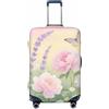 Zelinge Copertura elastica lavabile per valigia, resistente ai graffi, Campo Di Fiori Pastello, for 29-32 Inch Luggages XL