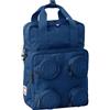 LEGO® Signture Zaino Mattoncino 2x2 con Scomparto per Tablet/Laptop, 15L, 4 Tasche Frontali Porta Accessori - Blu