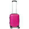 LBF EASY TRIP Bagaglio a Mano Ryanair 40x30x20 cm Ruote Removibili (Fuxia)