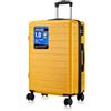 Shavont Bagaglio da Stiva Media, Valigia da Viaggio Trolley Rigida Ryanair Cabina con 4 Spinner Ruote con Lucchetto in ABS+PC