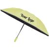 TOPTIE Ombrello rovesciato automatico personalizzato, Ombrello da viaggio antivento stampato con logo con striscia riflettente Ombrello personalizzabile con scritta