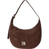 ERMANNO FIRENZE Small Hobo Astrid Suede Testa Di Moro