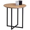 M2 Kollektion Keno 1 tavolino/tavolino in legno, marrone, diametro 45 cm, altezza 46 cm