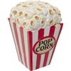 Kare Design Pouf Popcorn, 30x30 cm (H 47 cm), in polyresina dipinta a mano, look giocoso e moderno, soggiorno, cameretta, portata max 110 kg